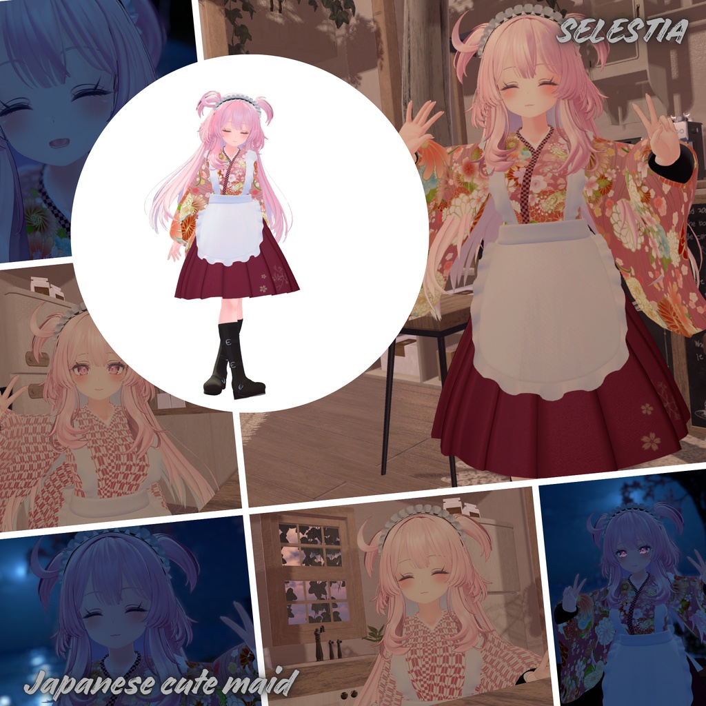 【19Avatar対応】Japanese cute maid『和風メイド』
