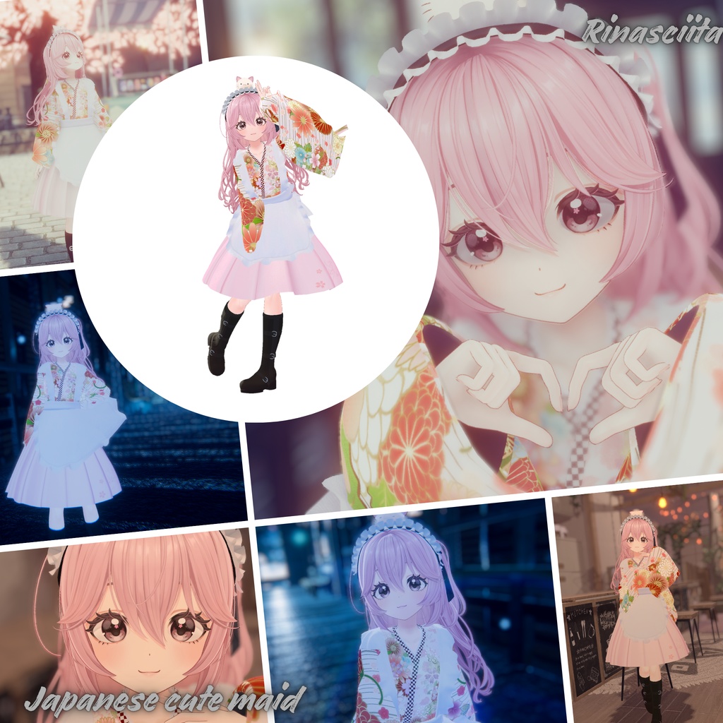 【19Avatar対応】Japanese cute maid『和風メイド』