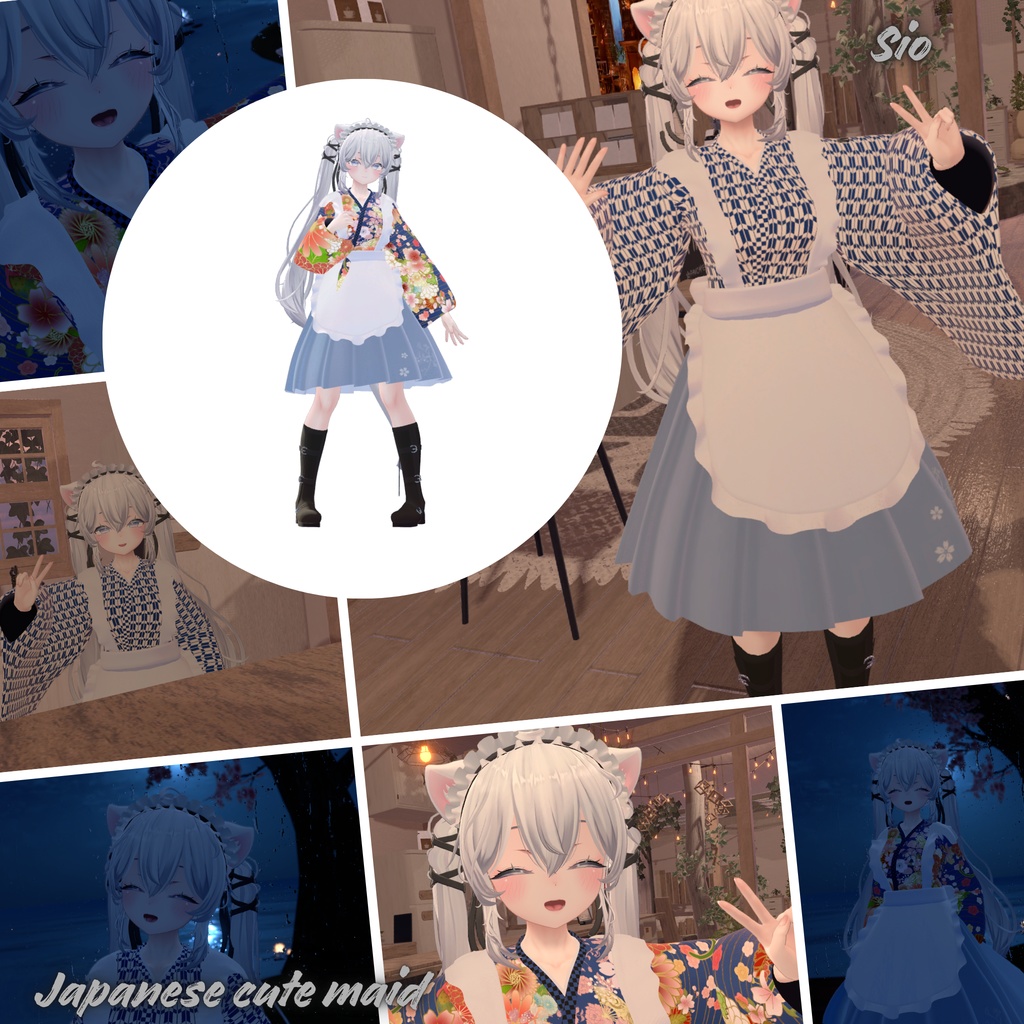 【19Avatar対応】Japanese cute maid『和風メイド』