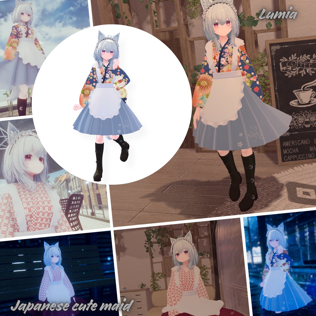 【19Avatar対応】Japanese cute maid『和風メイド』