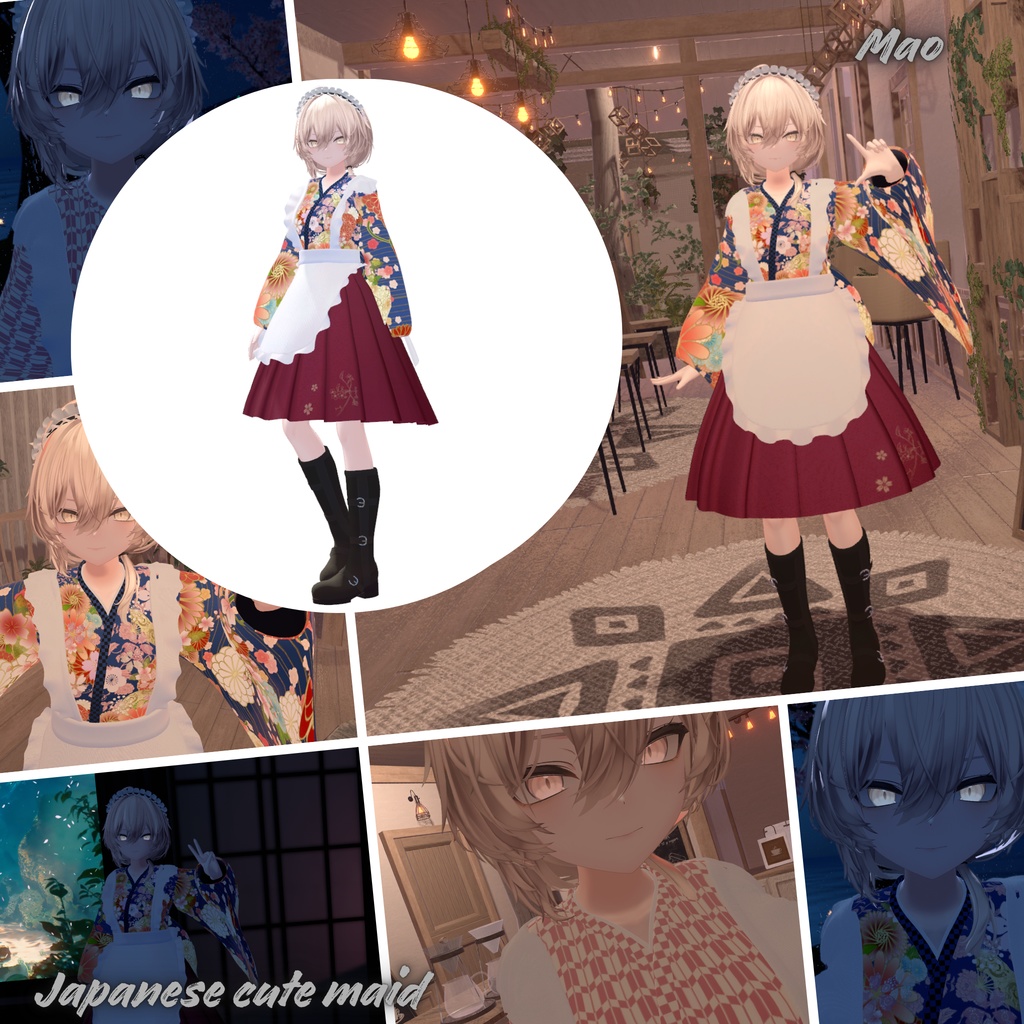 【19Avatar対応】Japanese cute maid『和風メイド』