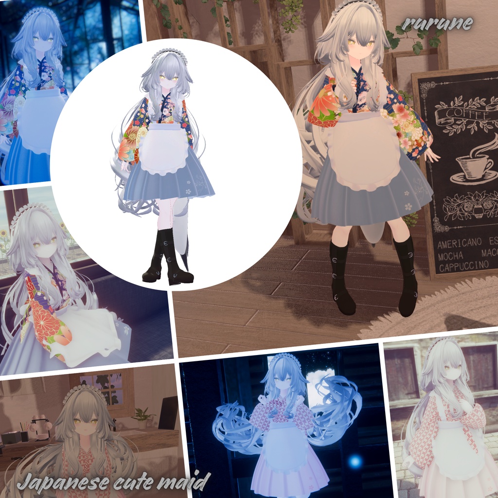 【19Avatar対応】Japanese cute maid『和風メイド』
