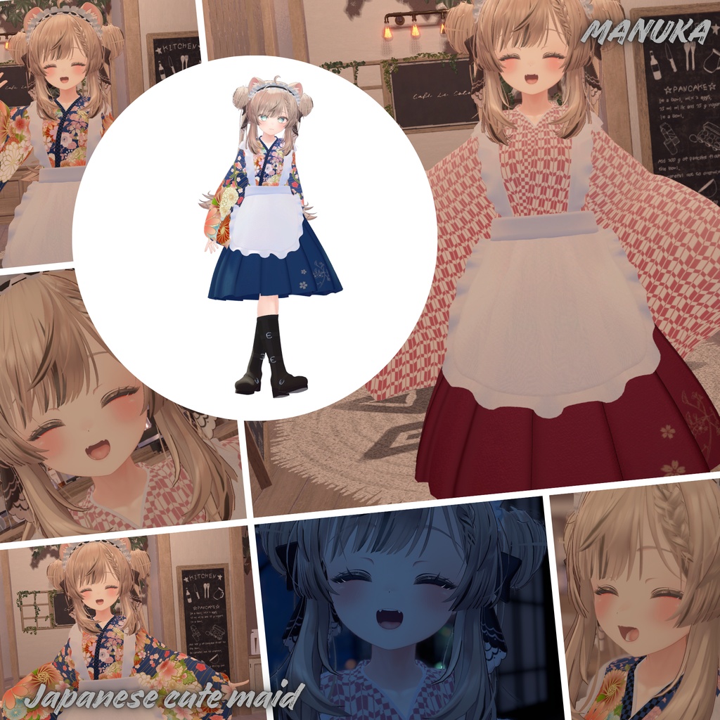 【19Avatar対応】Japanese cute maid『和風メイド』
