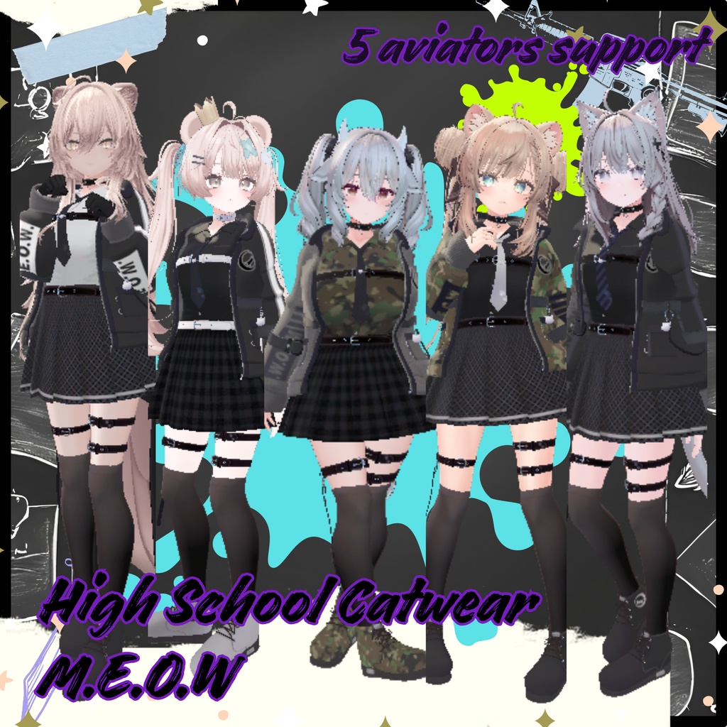 【12Avatar対応】High School Catwear M.E.O.W『制服 M.E.O.W』