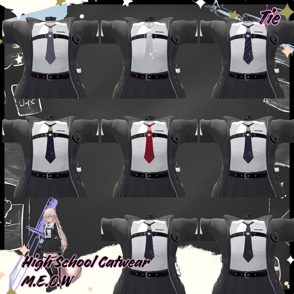 【12Avatar対応】High School Catwear M.E.O.W『制服 M.E.O.W』