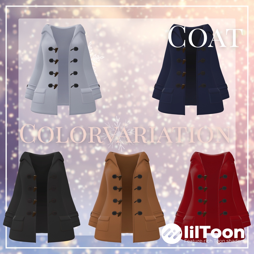 【複数Avatar対応】Winter Grace 『雪麗』