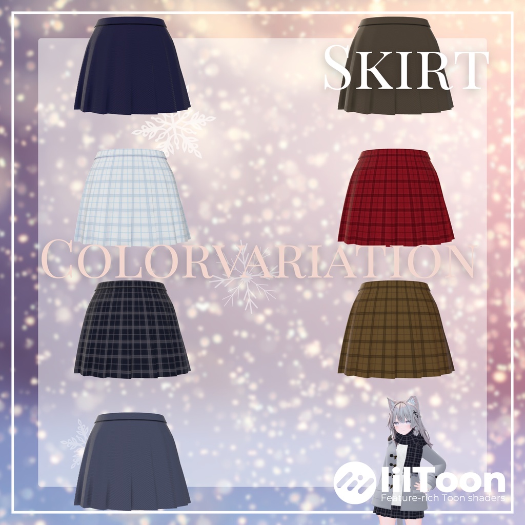 【複数Avatar対応】Winter Grace 『雪麗』