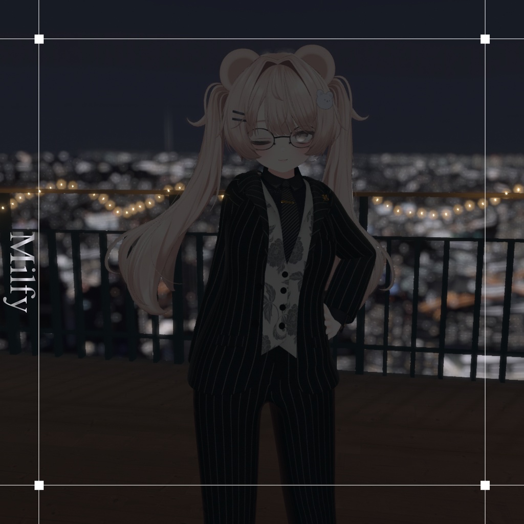 【複数Avatar対応】Urban Noir Suit『アーバン・ノアール』
