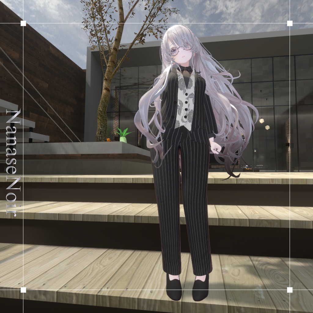 【複数Avatar対応】Urban Noir Suit『アーバン・ノアール』