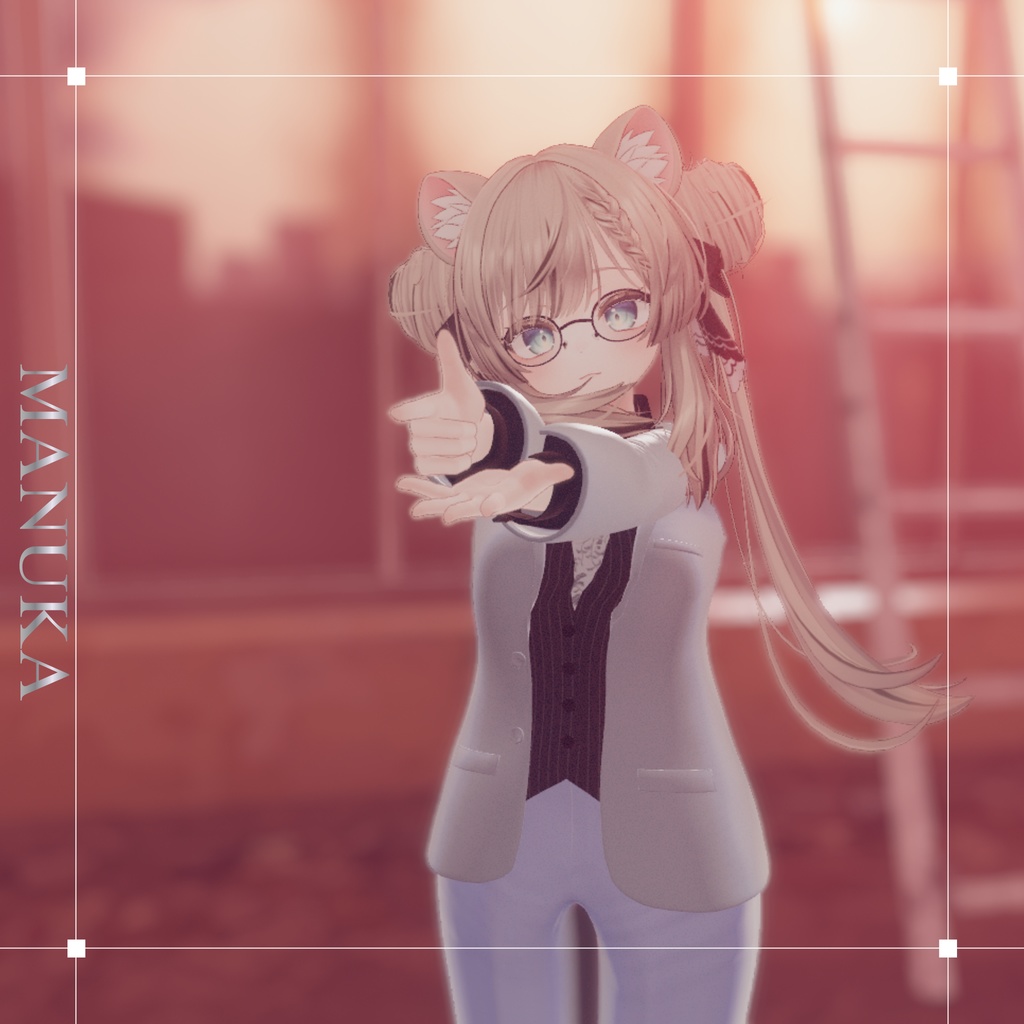 【複数Avatar対応】Urban Noir Suit『アーバン・ノアール』