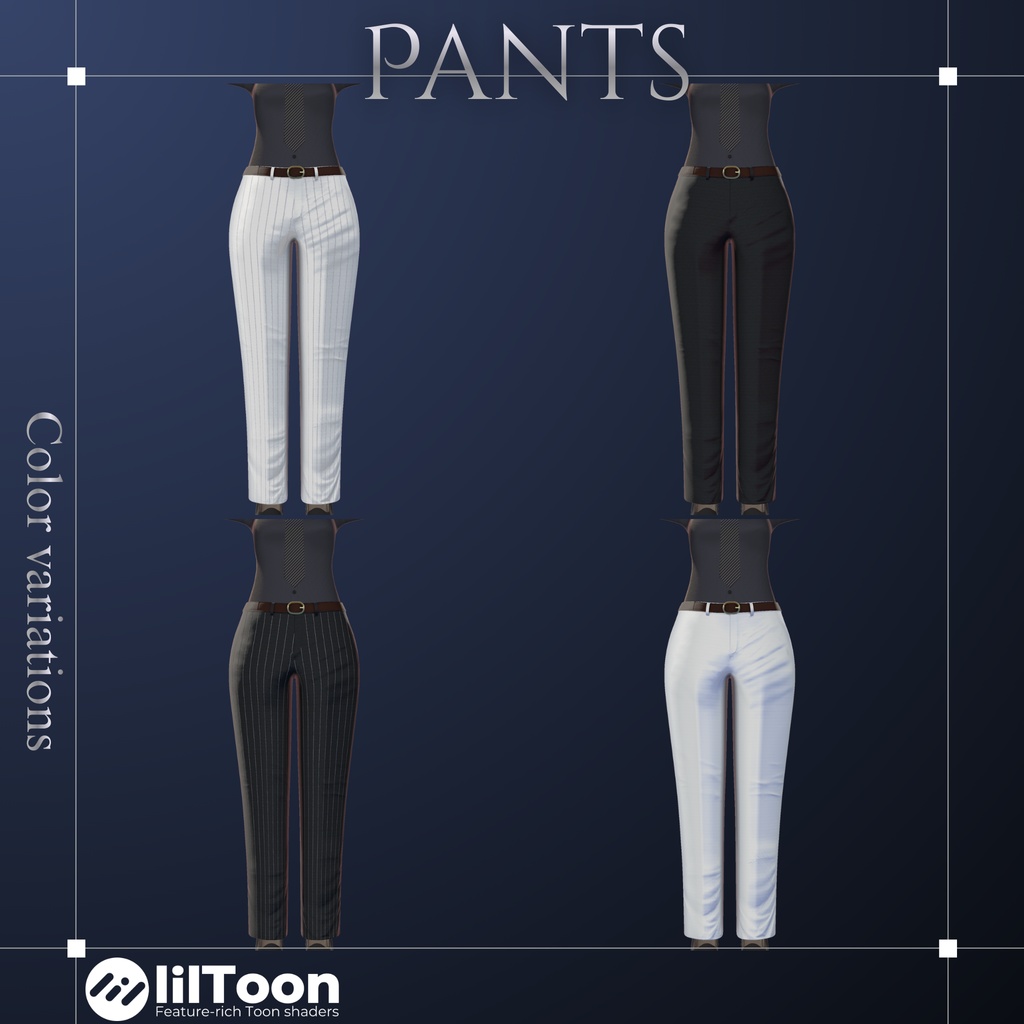 【複数Avatar対応】Urban Noir Suit『アーバン・ノアール』