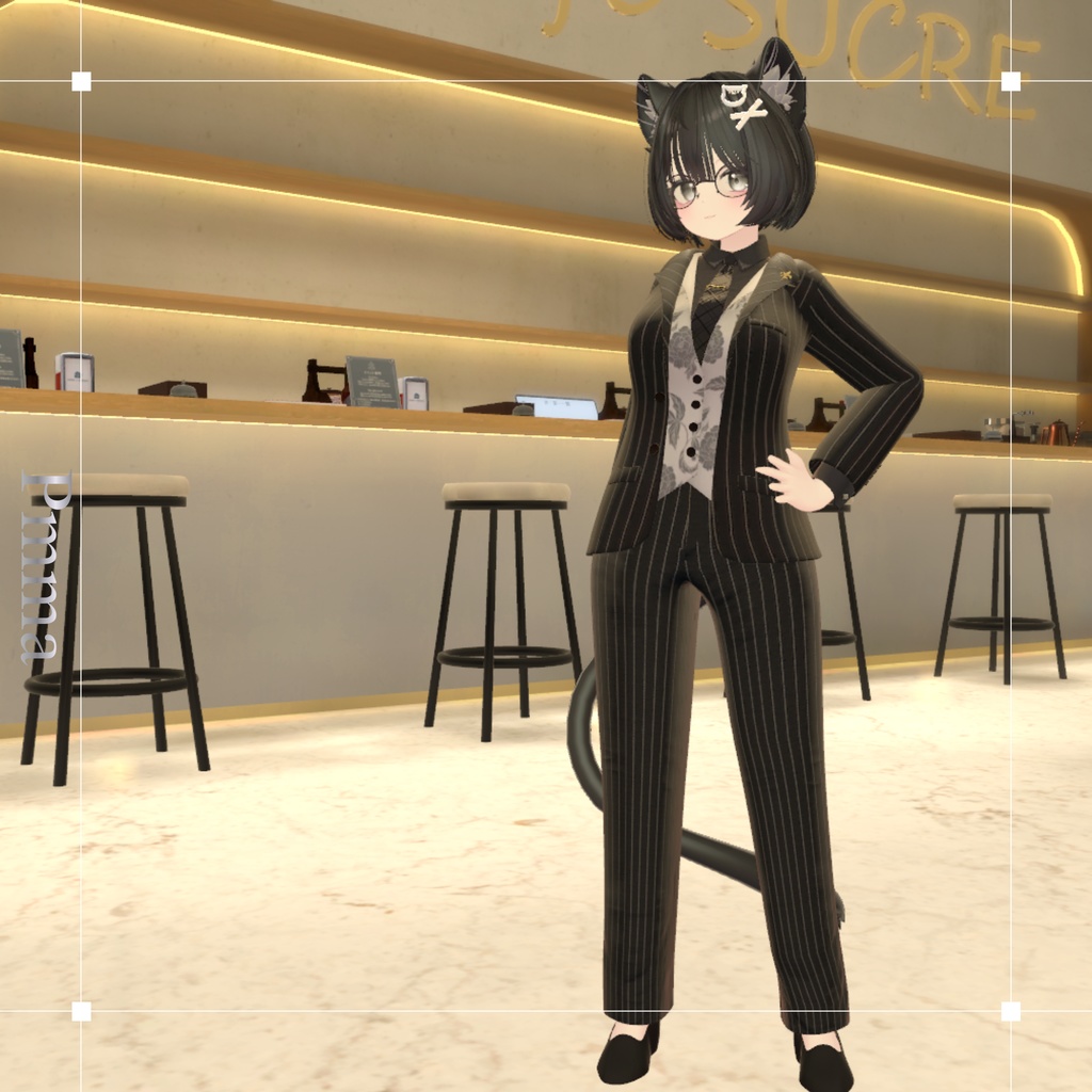 【複数Avatar対応】Urban Noir Suit『アーバン・ノアール』