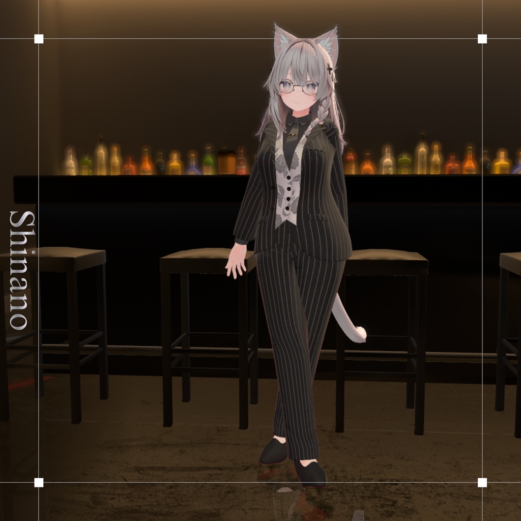 【複数Avatar対応】Urban Noir Suit『アーバン・ノアール』