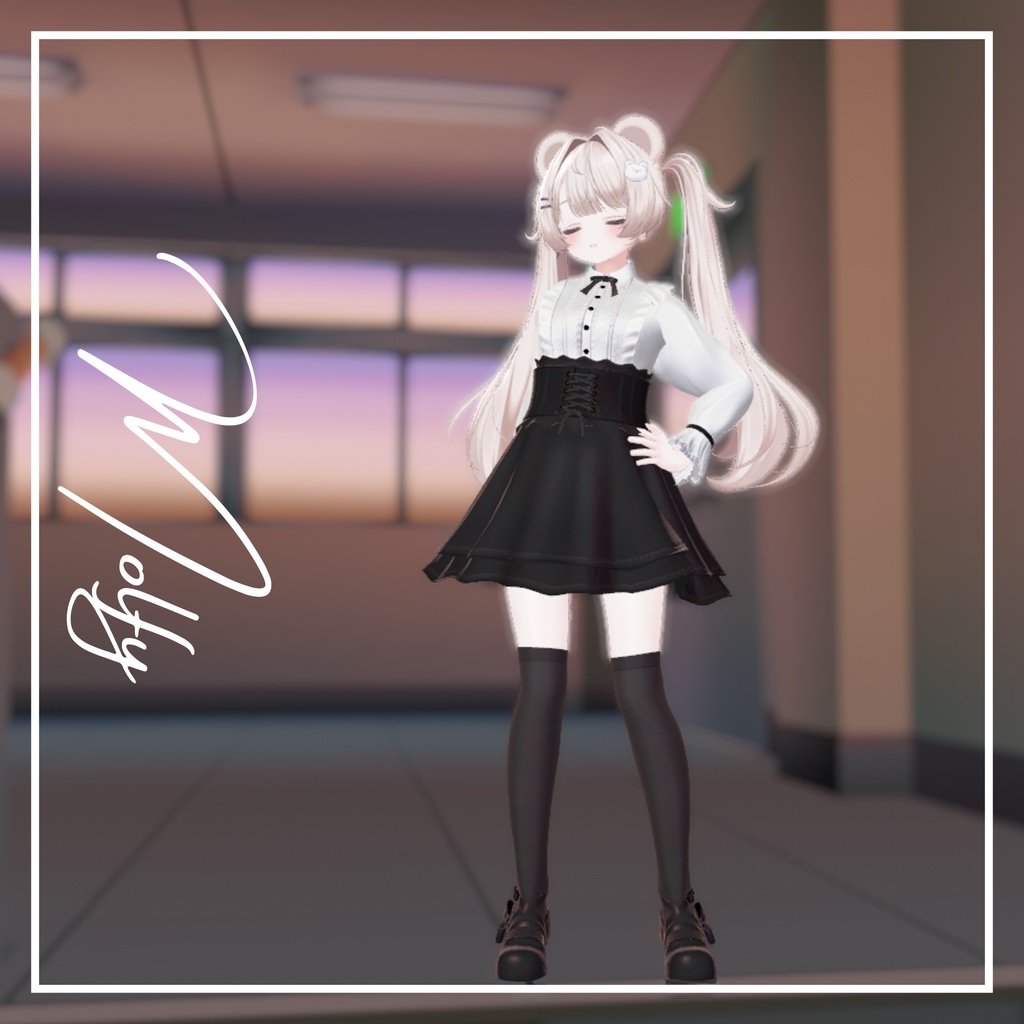 【20アバター対応】Classic Gothic Dress『ゴシック・ドレス』