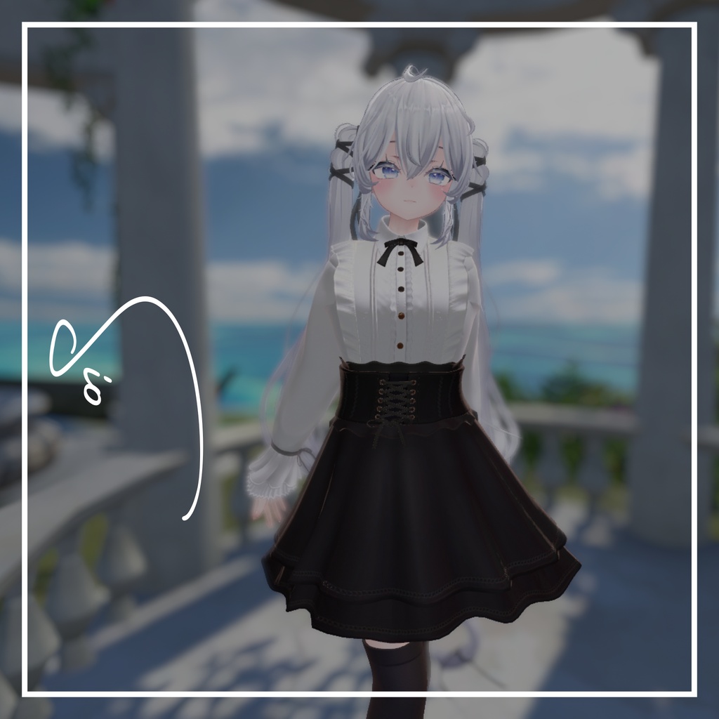【20アバター対応】Classic Gothic Dress『ゴシック・ドレス』