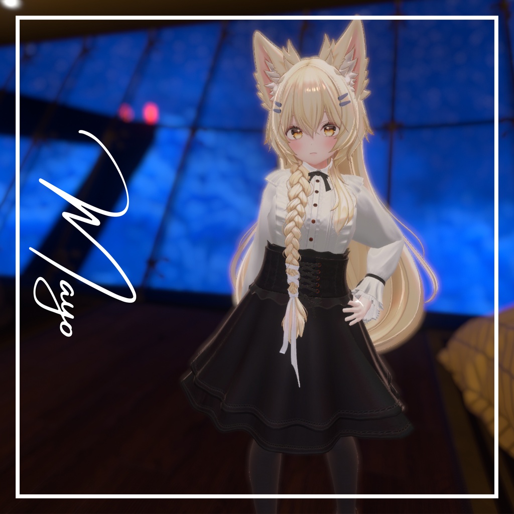 【20アバター対応】Classic Gothic Dress『ゴシック・ドレス』