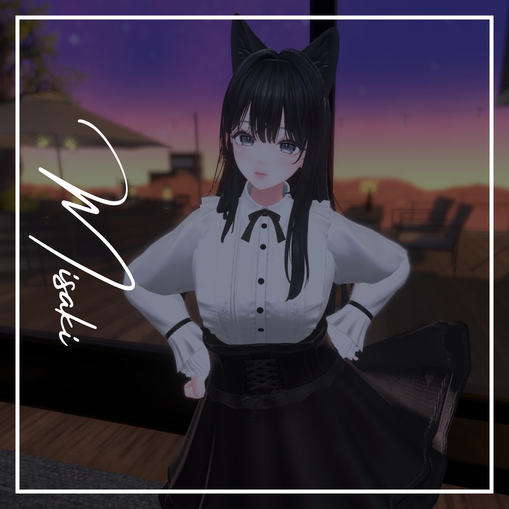 【20アバター対応】Classic Gothic Dress『ゴシック・ドレス』