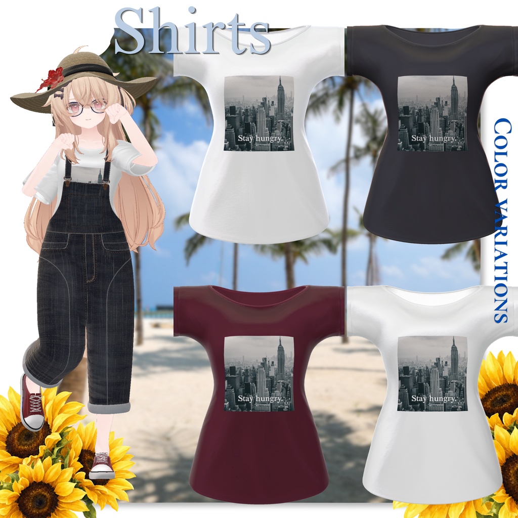 【20アバター対応】RESORT CASUAL OVERALL『カジュアル・オーバーオール』