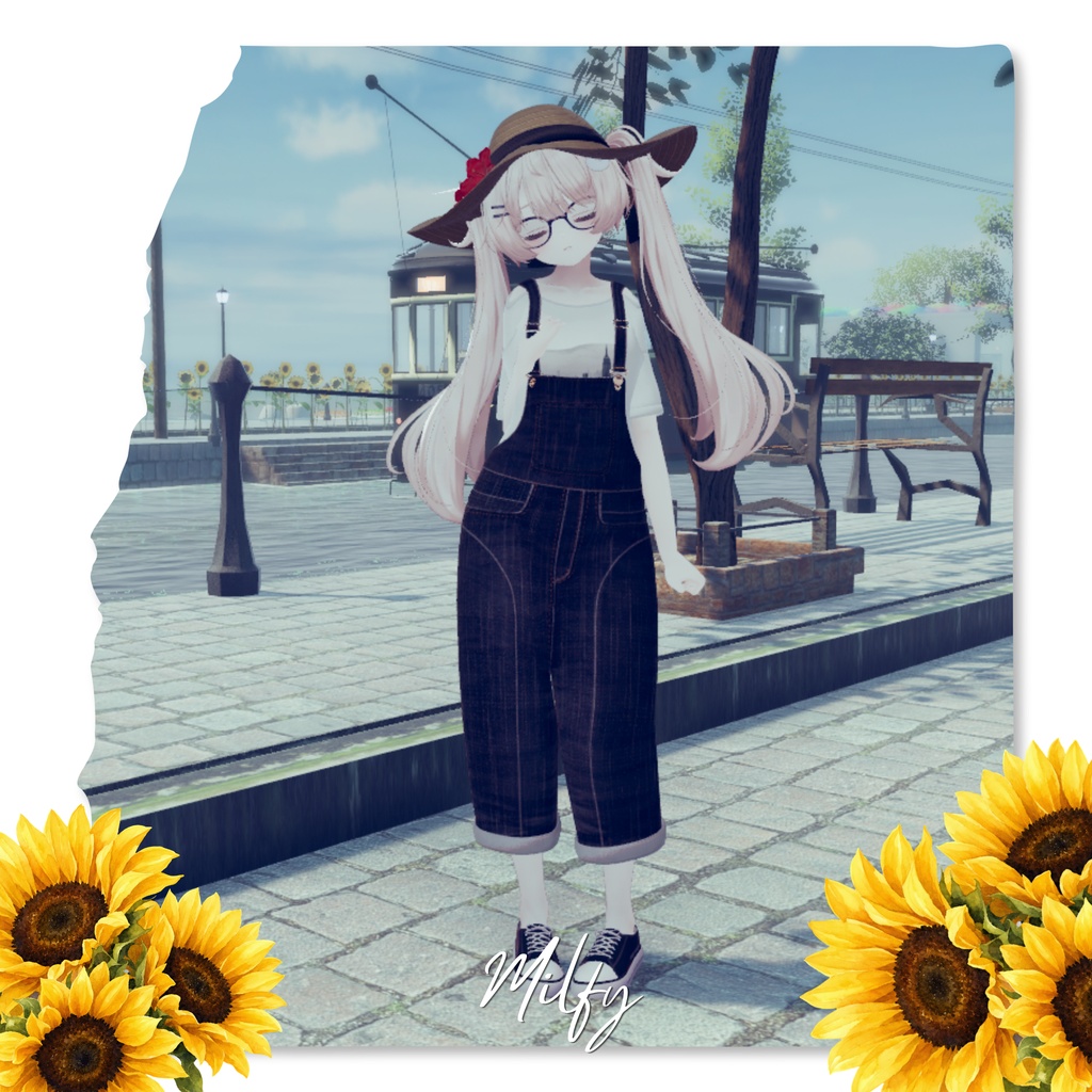 【20アバター対応】RESORT CASUAL OVERALL『カジュアル・オーバーオール』