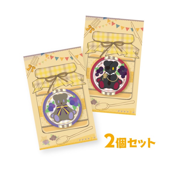 くま缶バッジ