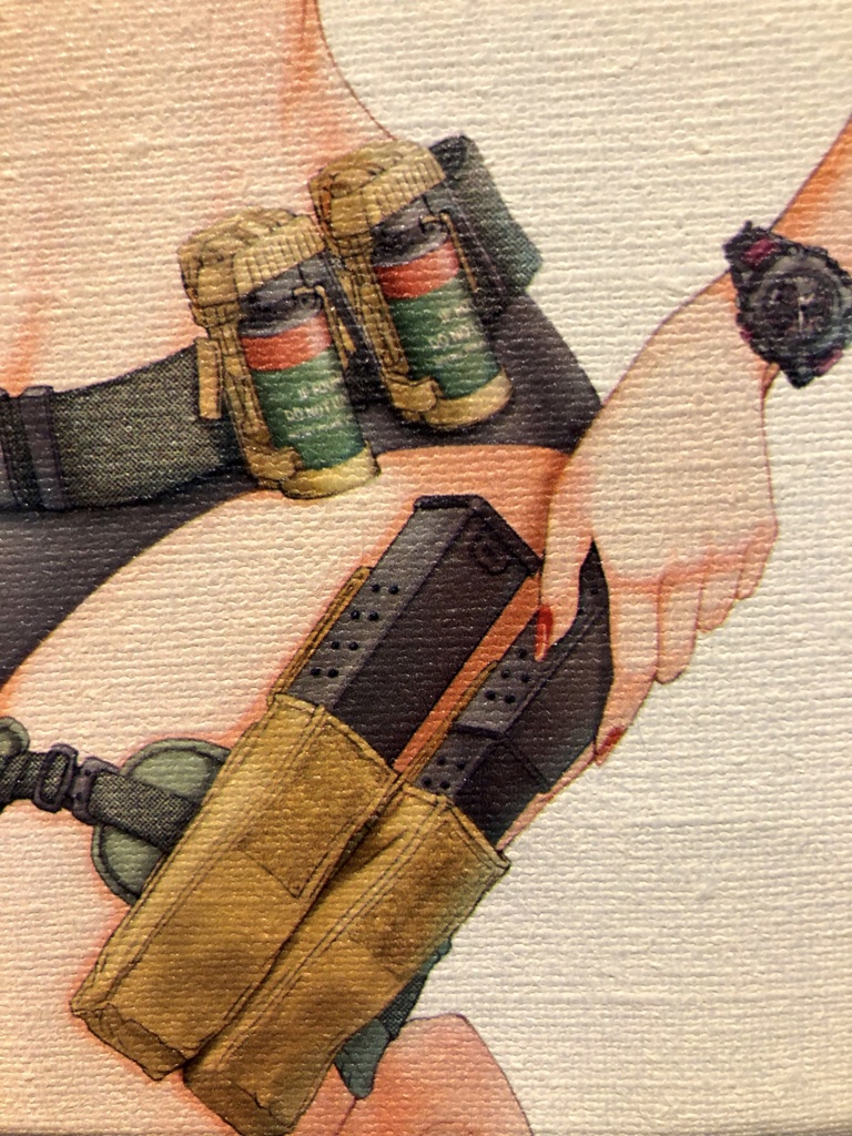 KRISS Vectorお姉さんキャンバスアート