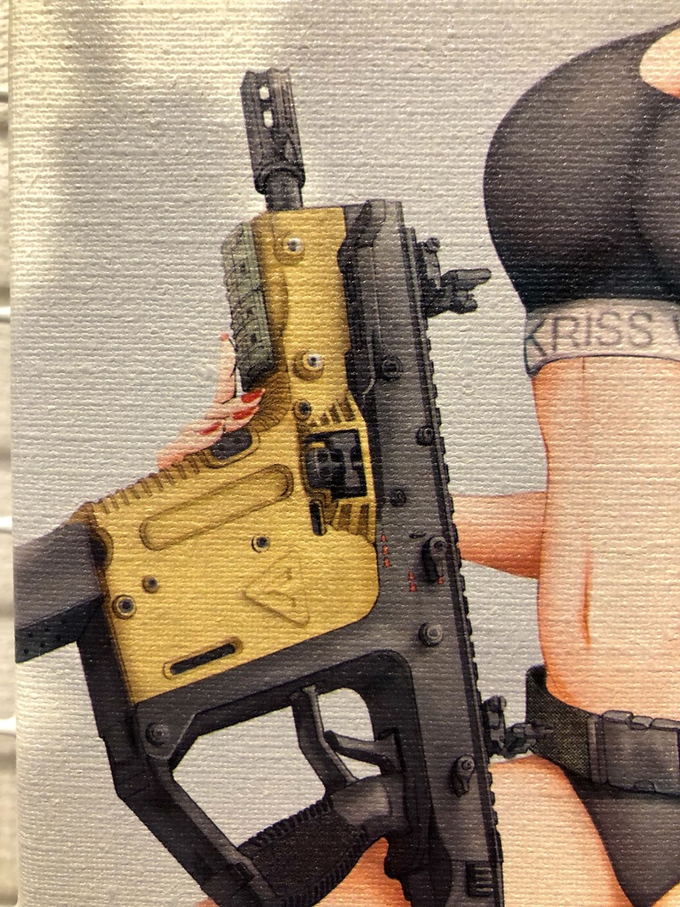 KRISS Vectorお姉さんキャンバスアート