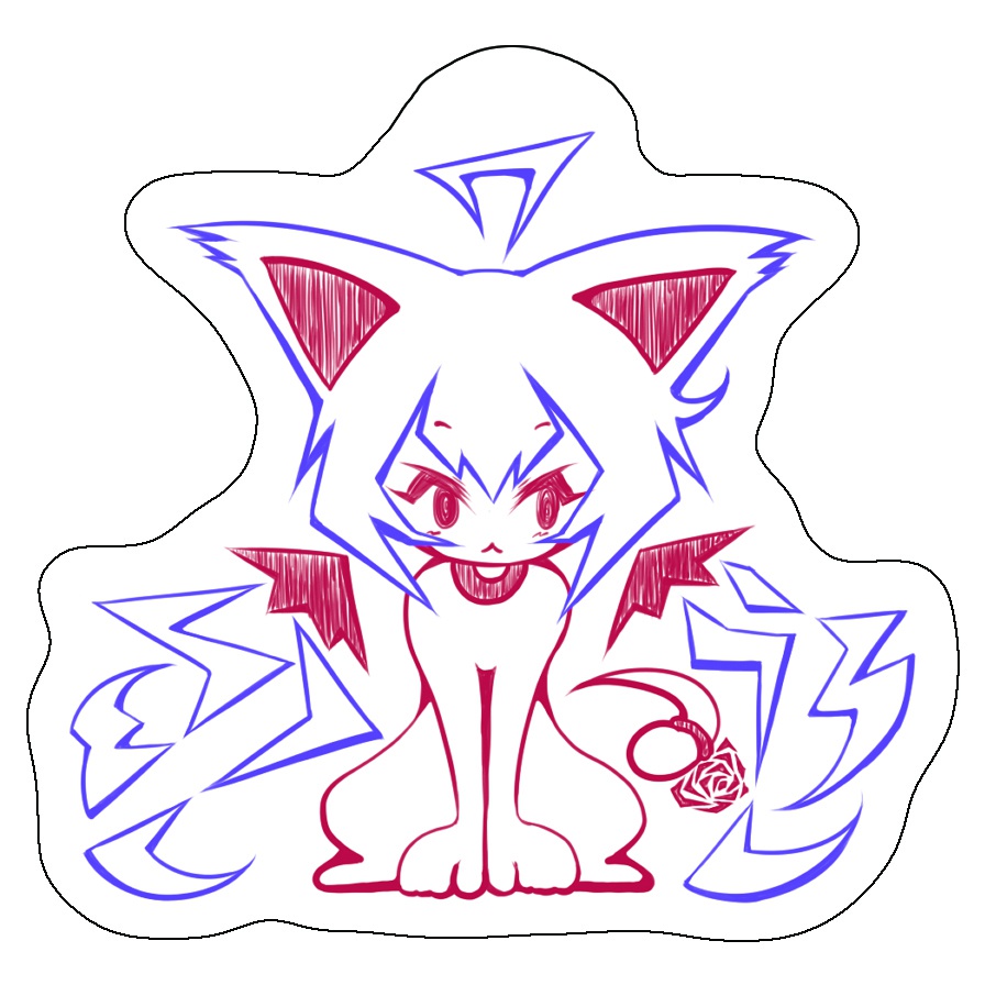 ゆきねこクリス　アクリルキーホルダー