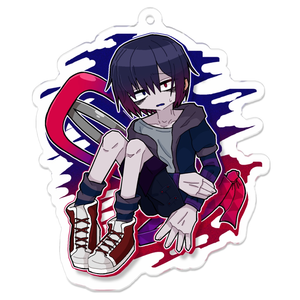 【自探索者】時雨 遊惰　アクリルキーホルダー