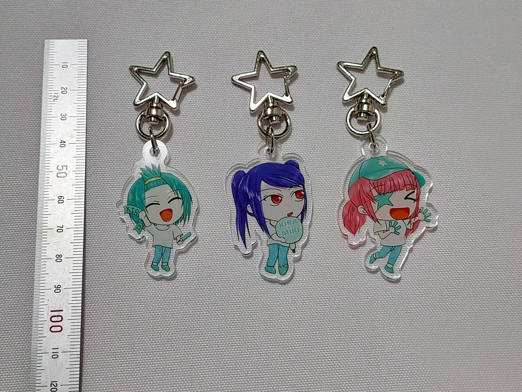 C104 VA-11 hall-A アクリルキーホルダー3種セット