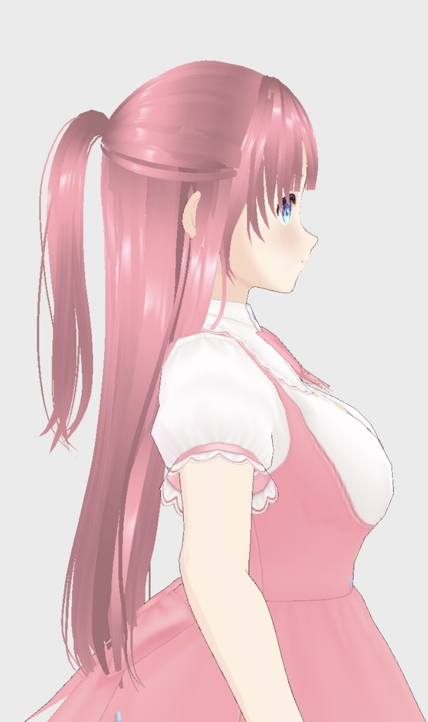 【3D髪】ハーフアップ【VRoid Studio正式版】