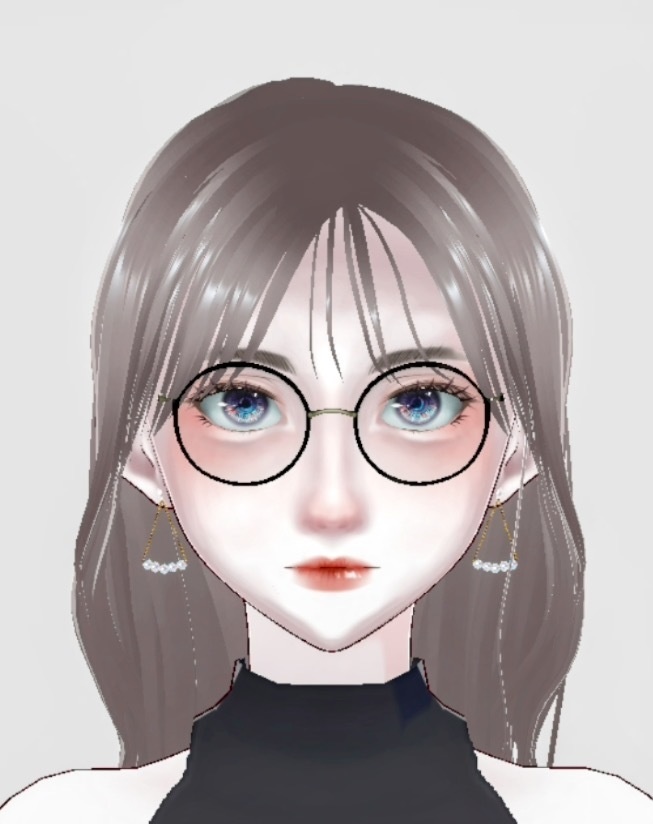 【3D髪】韓国外巻きヘア【VRoid Studio正式版】