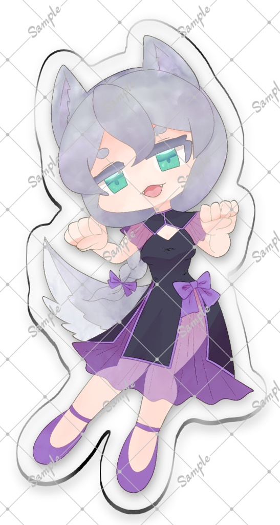 でふぉるめ芦尾つらら(中華風衣装) アクリルキーホルダー