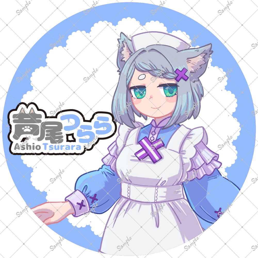 芦尾つらら(クラシカルナース) 缶バッジ