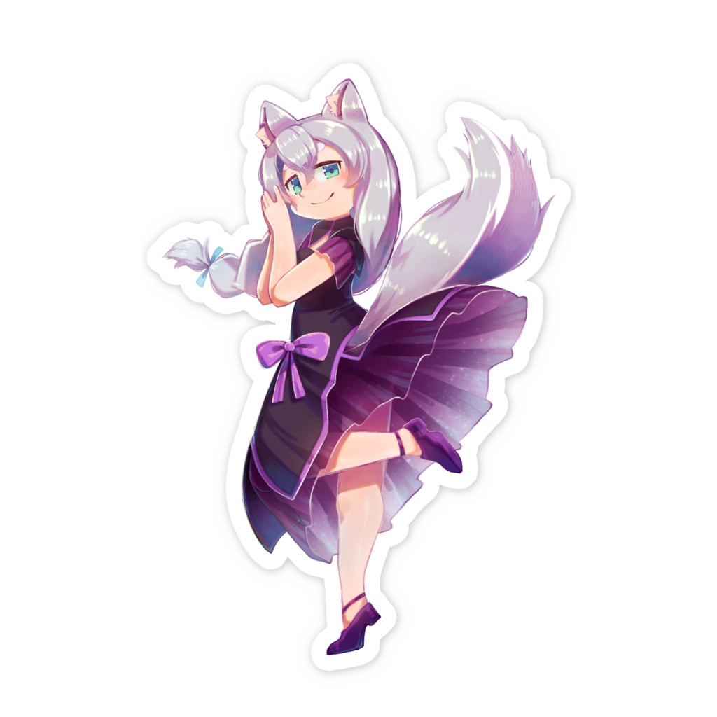 芦尾つらら(中華風衣装) ステッカー