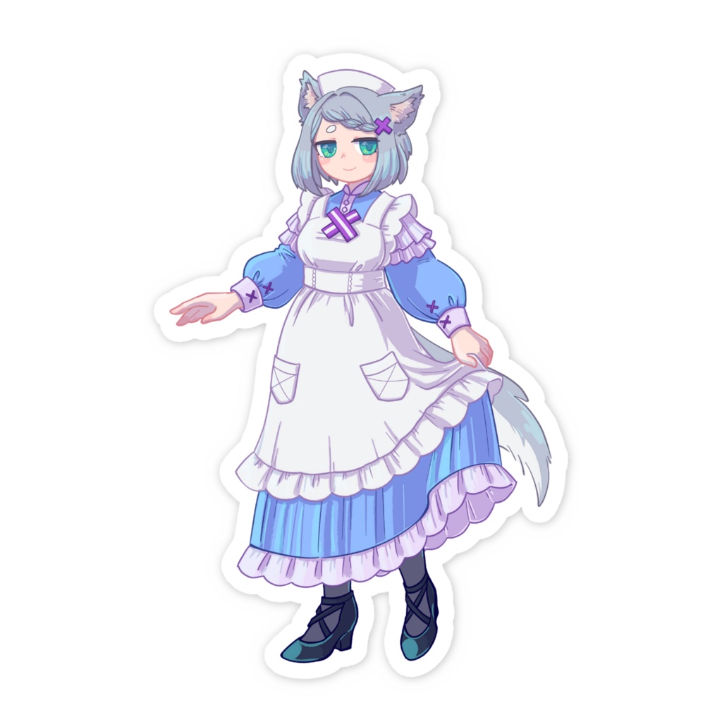 芦尾つらら(クラシカルナース) ステッカー