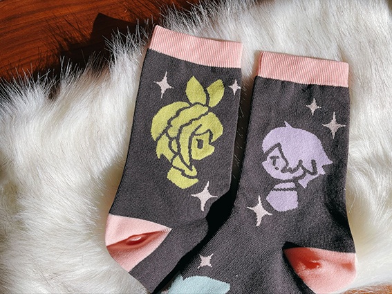 ジャカードソックス