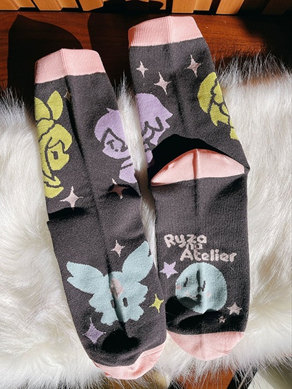 ジャカードソックス