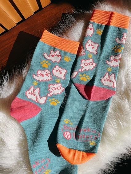 ジャカードソックス