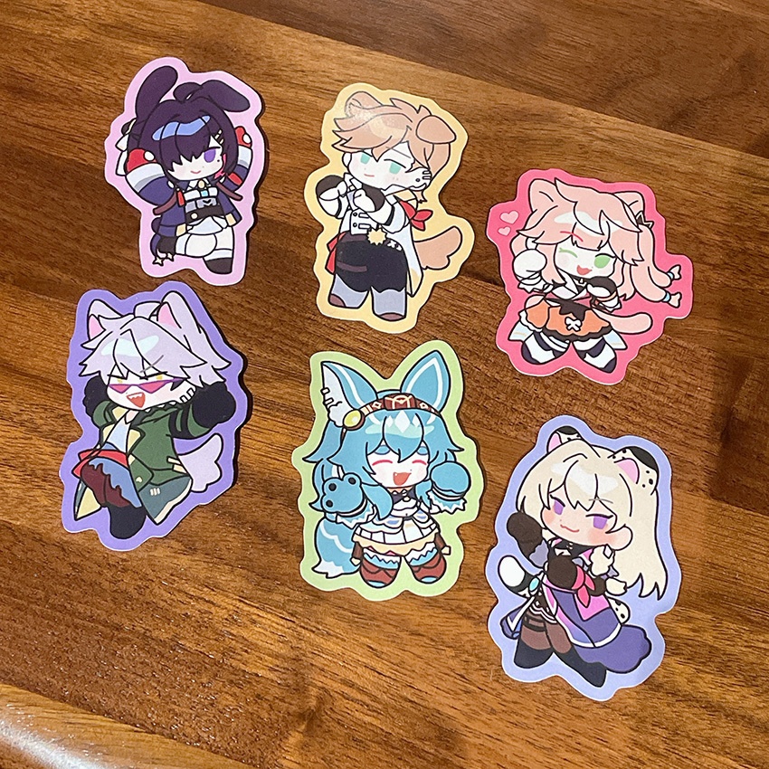 浮き輪ストラップ+ステッカーセット