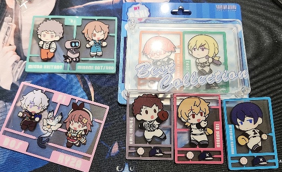 プラモ風シャカシャカアクリルキーホルダー