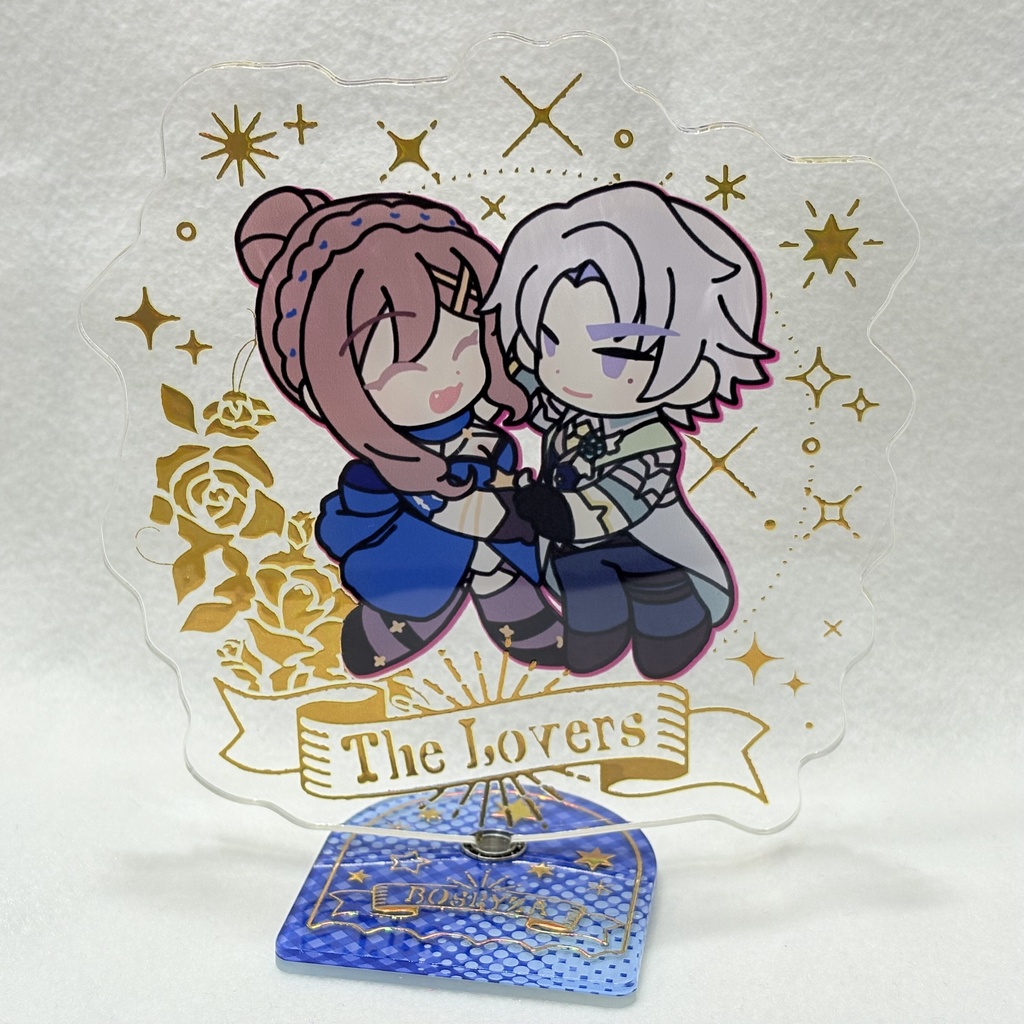 箔押し回転アクリルスタンド