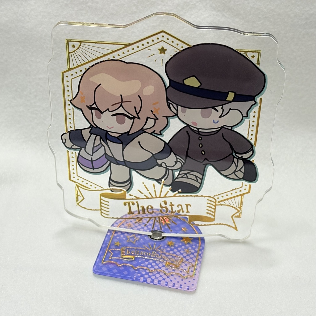 箔押し回転アクリルスタンド