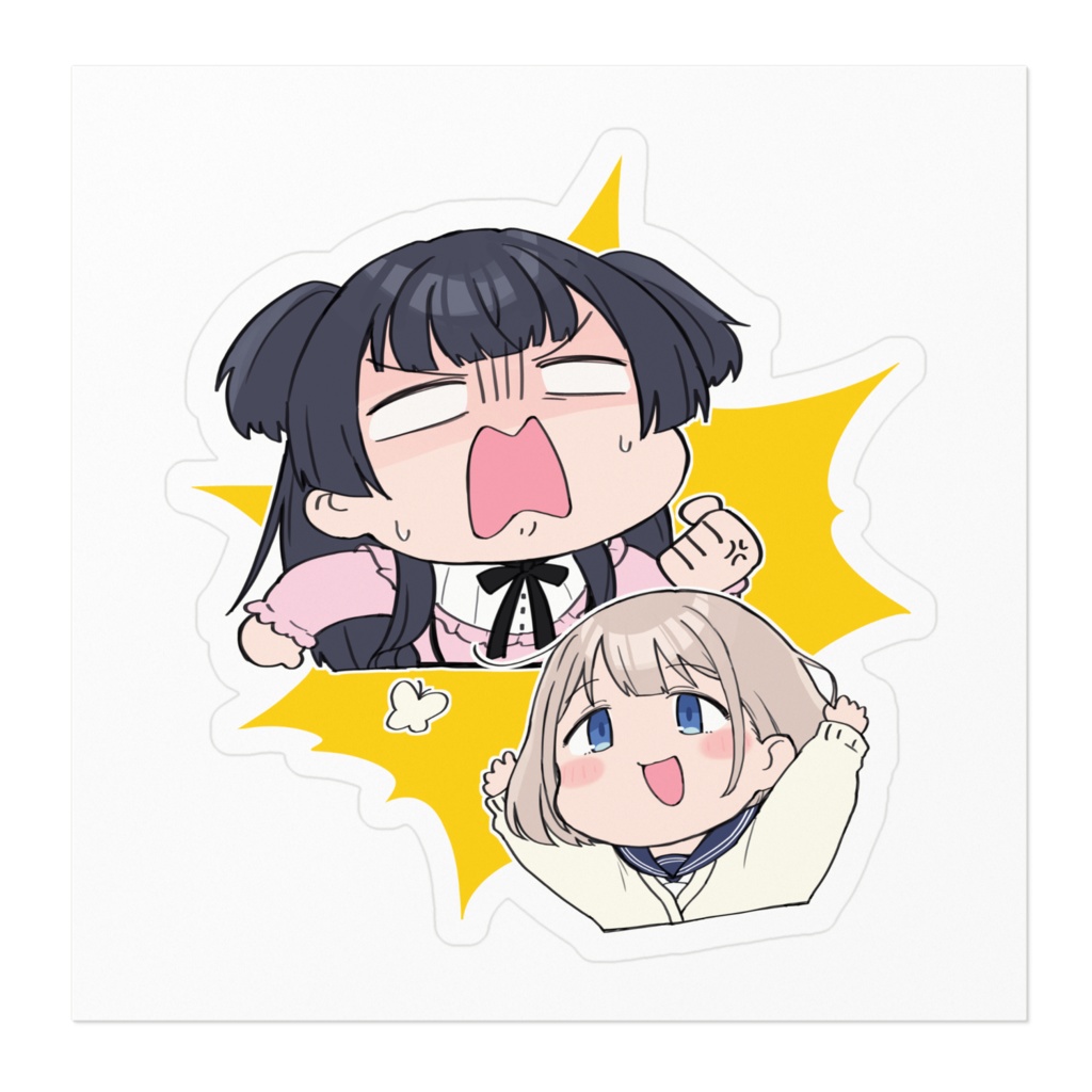 あさふゆステッカー