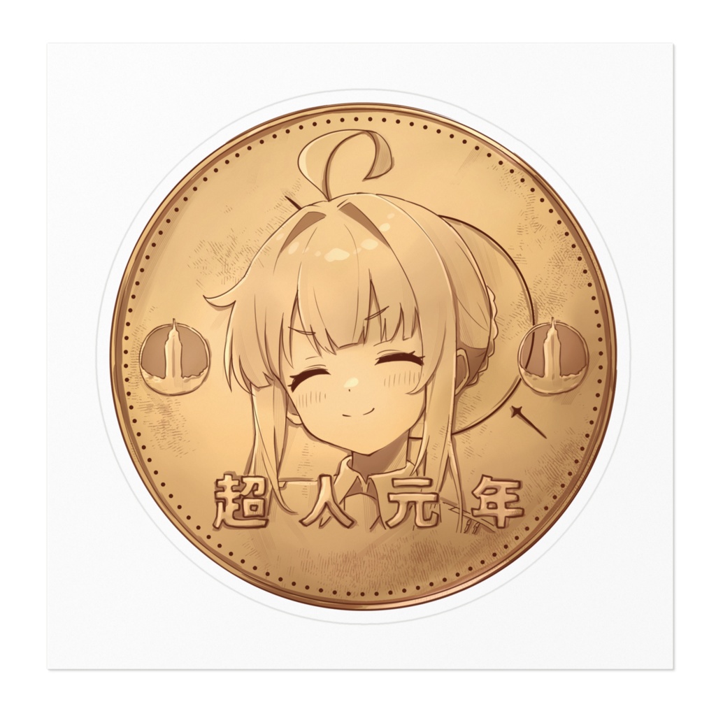 超人元年 カヤコイン ステッカー