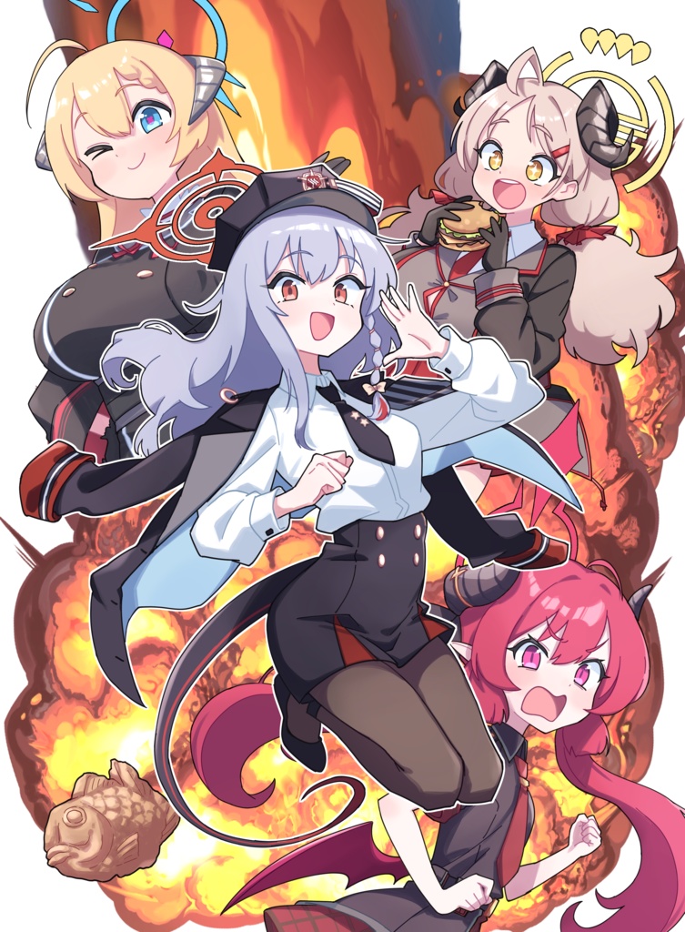 美食研究会 爆発Tシャツ