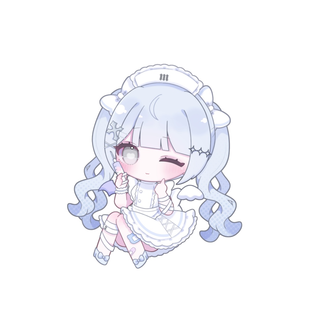 【特典付き】ナースツイン💉☪︎ ウインクver. ステッカー