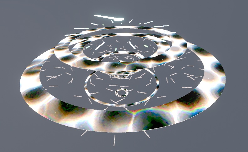 VRChat【時計らしきもの】(PoiyomiShader付属)