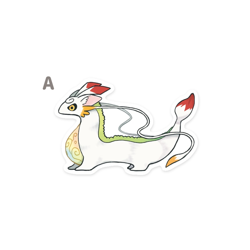 ドラゴンステッカー