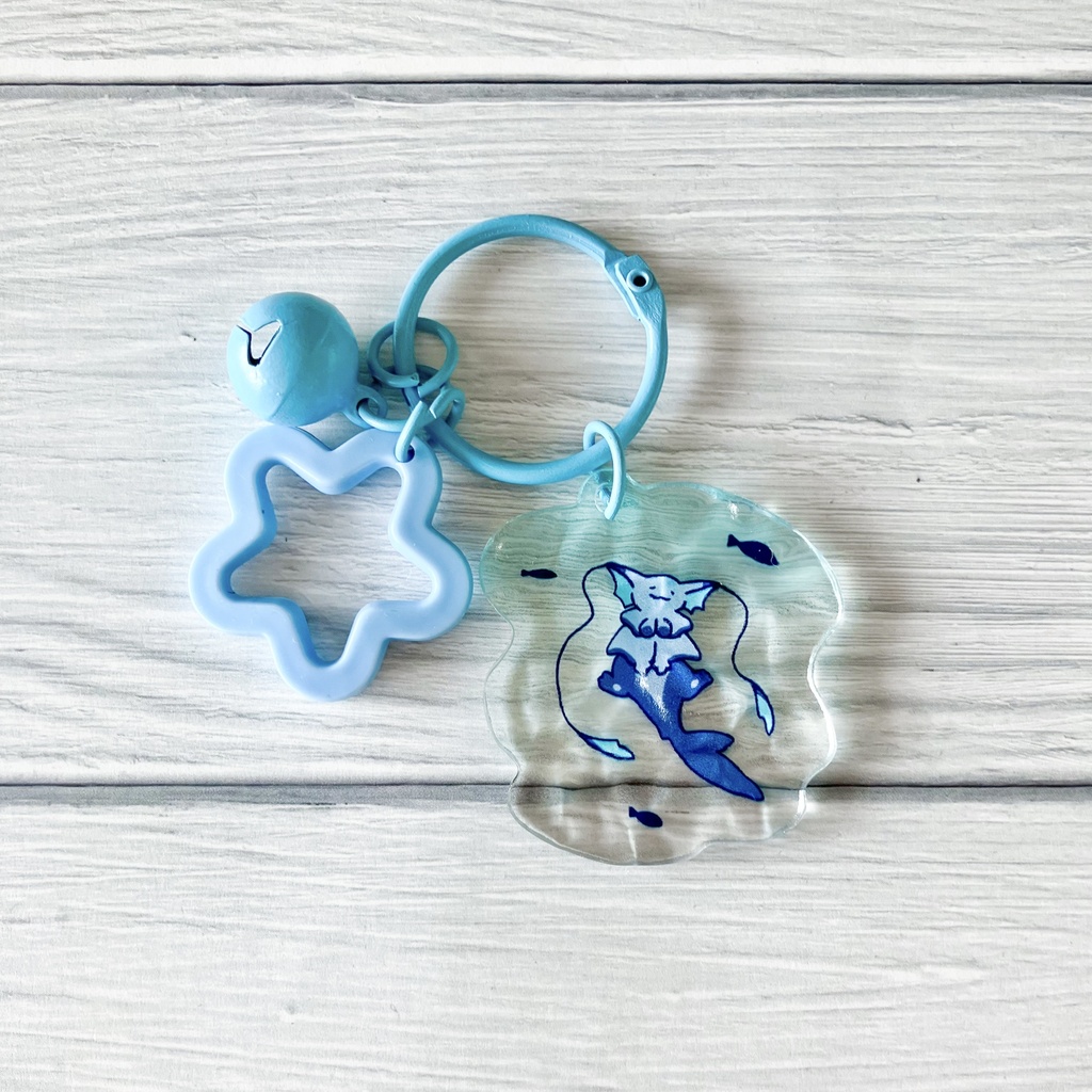 シャオメィルのゆらゆら水面アクキー