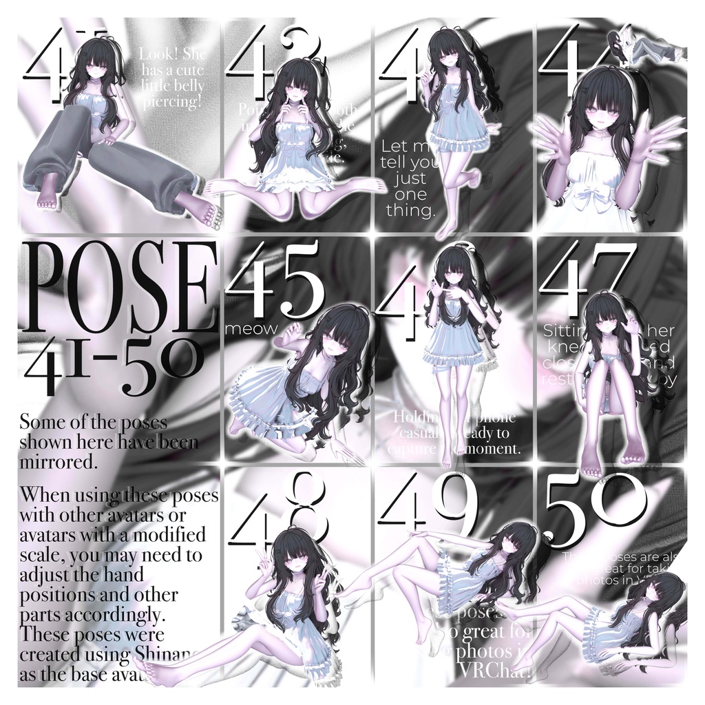 【50type!】💙mellenes pose1